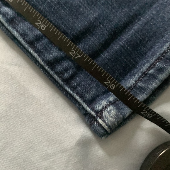 Athleta Dark Wash Blue Denim Skinny Jeans Sculptek Size 2 - Picture 8 of 8